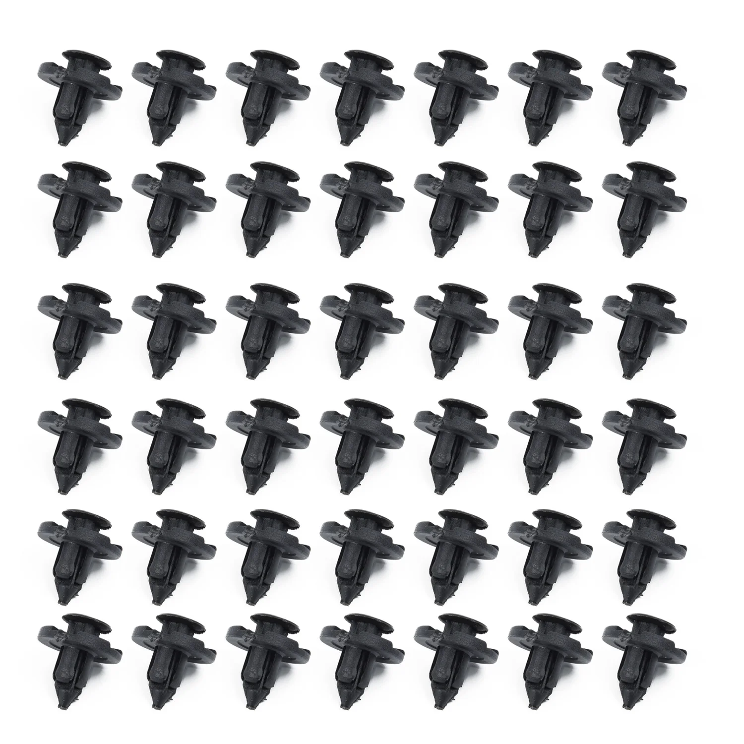 

8mm Fender Clips Plastic 100pcs Rivet Fastener Mud For Nissan Brand New