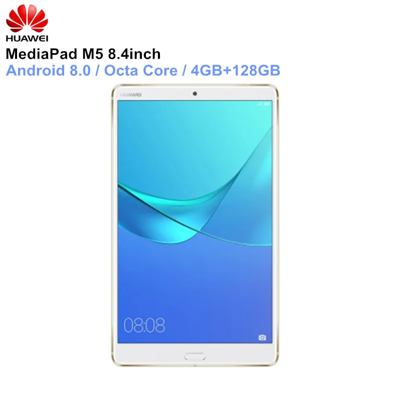 

HUAWEI MediaPad M5 8.4'' Android 8.0 Tablet PC HiSilicon Kirin 960 Octa Core 4GB RAM 64GB/128GB eMMC ROM Bluetooth PC