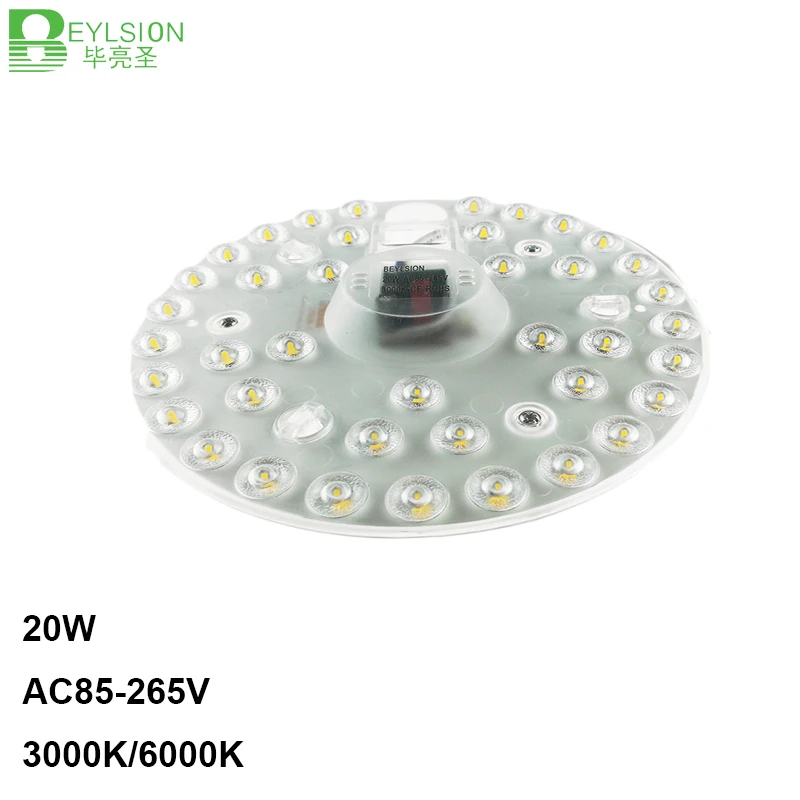

BEYLSION LED Module Lamps 20W 110V 220V AC85-265V 100lm/W Warm White Cold White Diameter: 165mm 2 Years Warranty Ceiling lights
