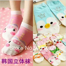 Женские носки, летние носки для девочек новые модные повседневные носки высокого качества с объемным рисунком, Размеры 33-39