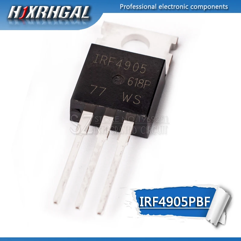 10 шт. IRF4905PBF TO-220 IRF4905 TO220 IRF4905P | Электронные компоненты и принадлежности