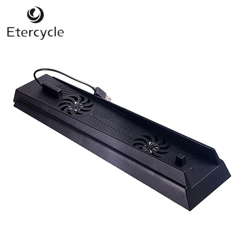 

3 HUB USB Port Cooling Cooler fans Charger Charging Stand for Playstation 4 PS4 console