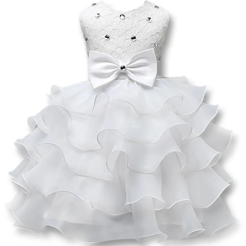 Best Selling A-Line Flower Girl Dresses Beading Lace Girls Pageant Dresses 2019 Girl Communion Dress Ruffles Kids Formal Wear (9)