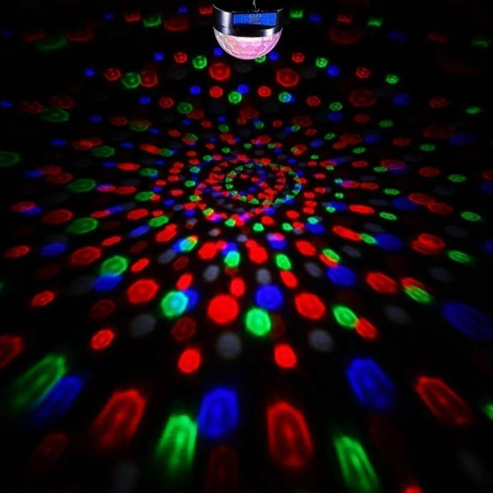 LumiParty светодиодный RGB шар света 6 цветов светодиодный Bluetooth MP3 кристалл магический шар света Строб Дискотека Свет этапа с пультом