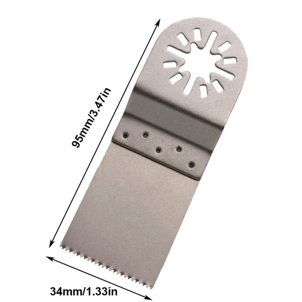 10 шт. 34 мм многоцелевой пилы лезвия портативный Осциллирующий Multi Tool прочный Деревообработка резак набор инструментов аксессуар