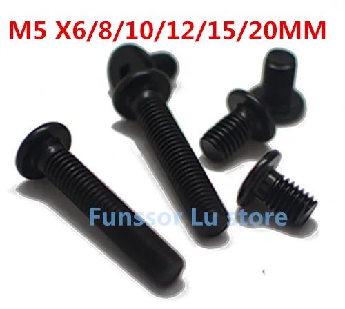 

M5 Low Profile Screws for DIY CNC OX Openbuilds 3D Printer, M5x6mm ~20mm
