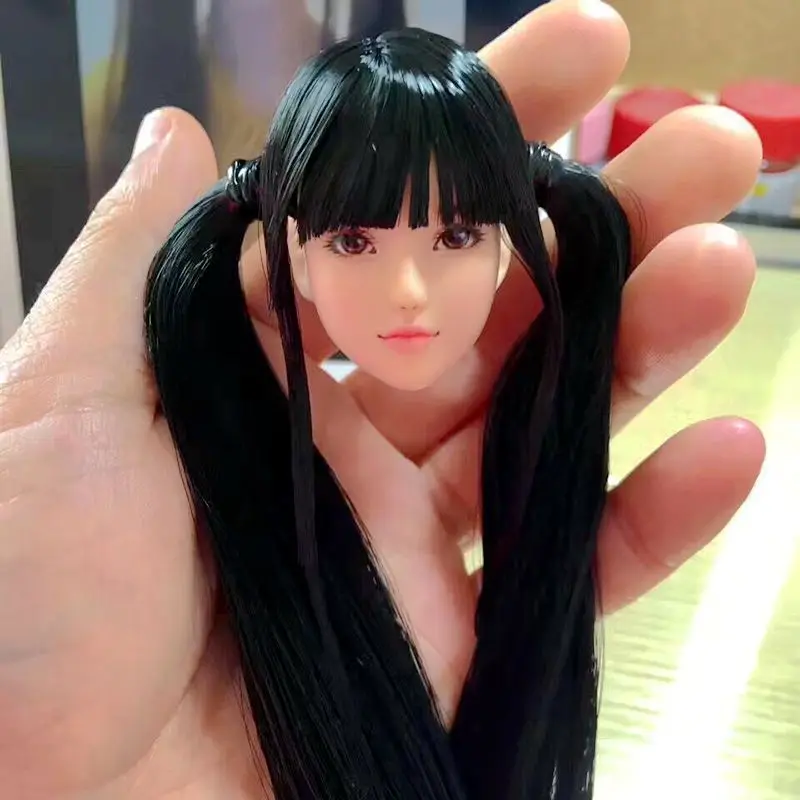 1-6-Scale-Bunches-Lolita-Headplay-Figure-Head-Model-Female-Head-Sculpt-Black-Hair-12-suntan(1)