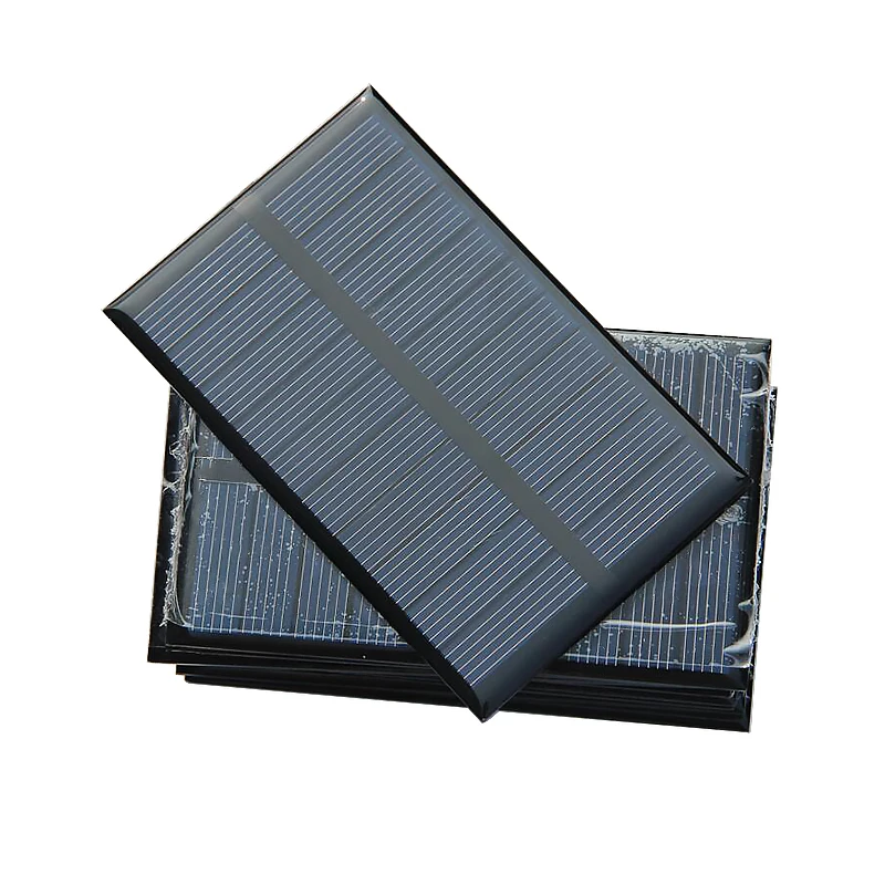 AIYIMA 2 шт. 5 В в 240MA 1 Вт солнечные панели поликристаллические SunPower мм 110x69 DIY