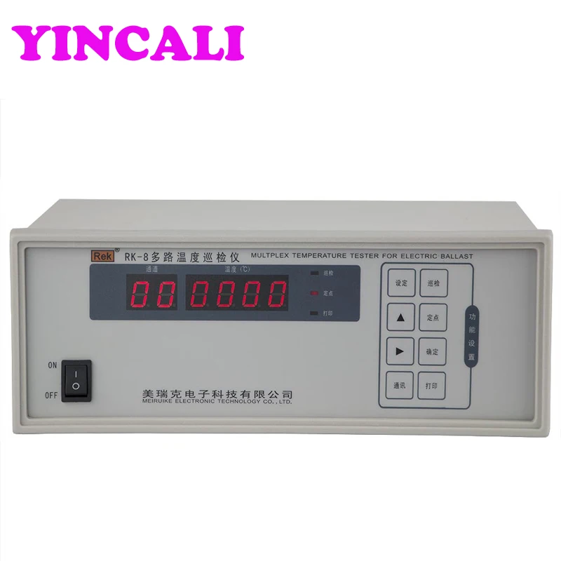 

High Accuracy RK -8 Multi-channel Temperature Tester Meter 8 Channel Multplex Temperature Tester for Electric Ballast