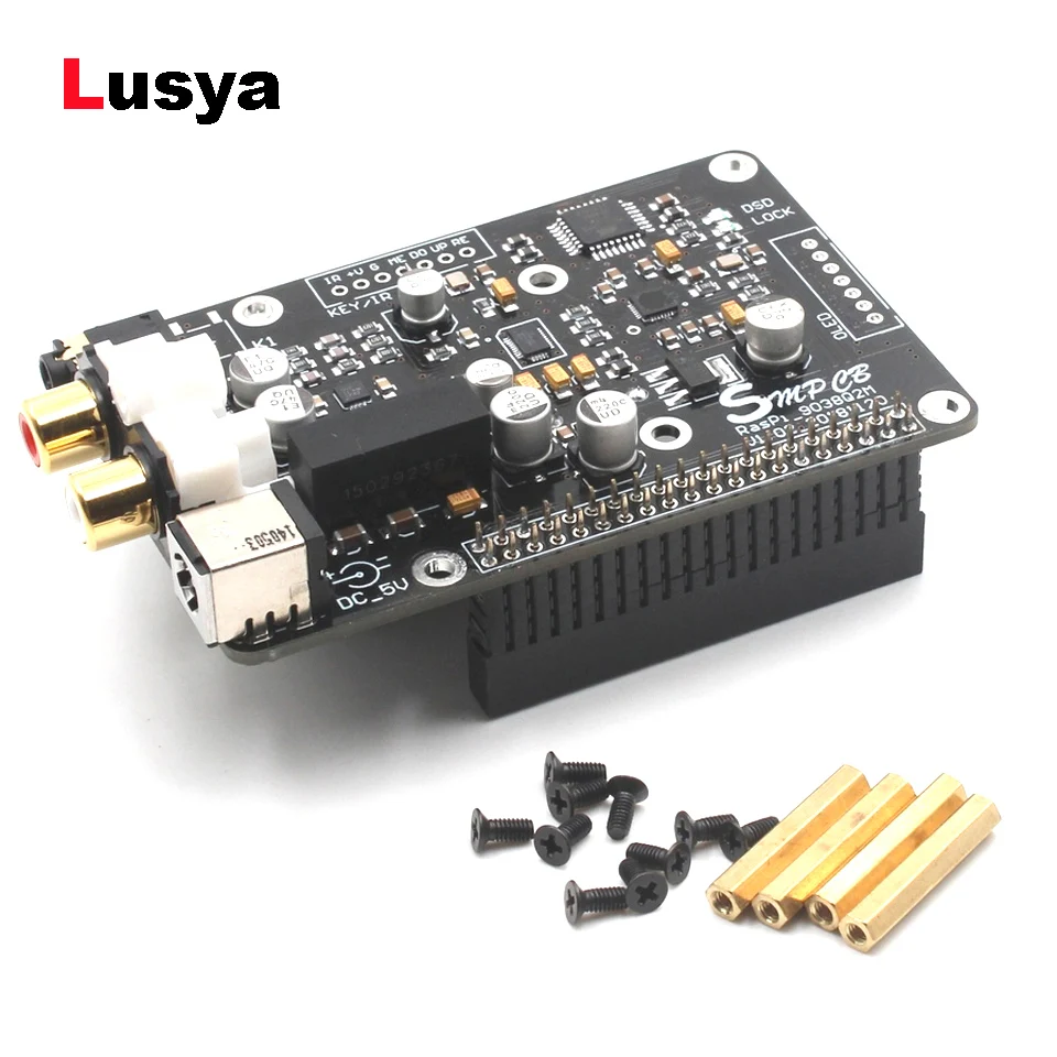 

ES9038q2m DAC Decoder Digital Broadcast Board OPA1612 Op for Raspberry Pi Decoding to I2S 32BIT 384KHZ DSD128 G3-001