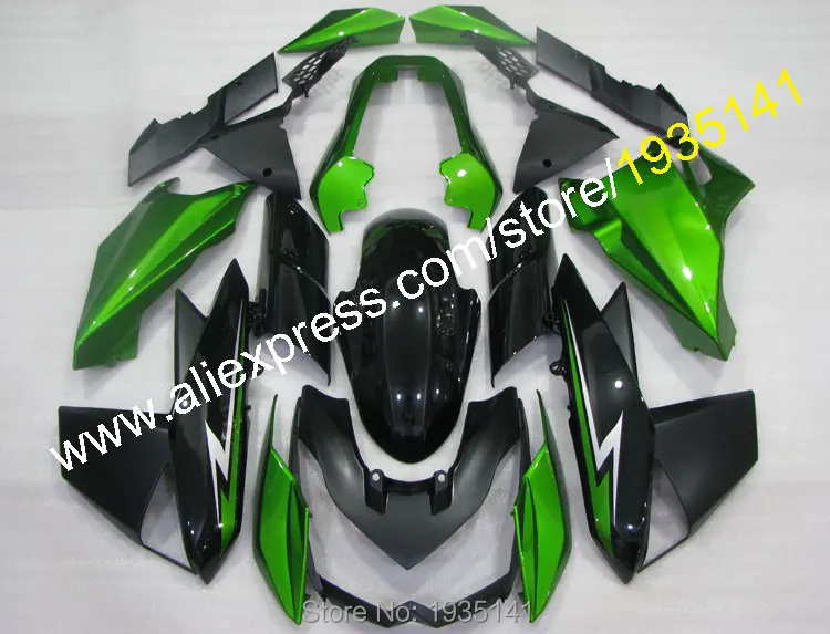 Обтекатели для кузова Kawasaki Z1000 2010 2011 2012 2013 Z 1000 10 11 12 13 комплект зеленых и черных
