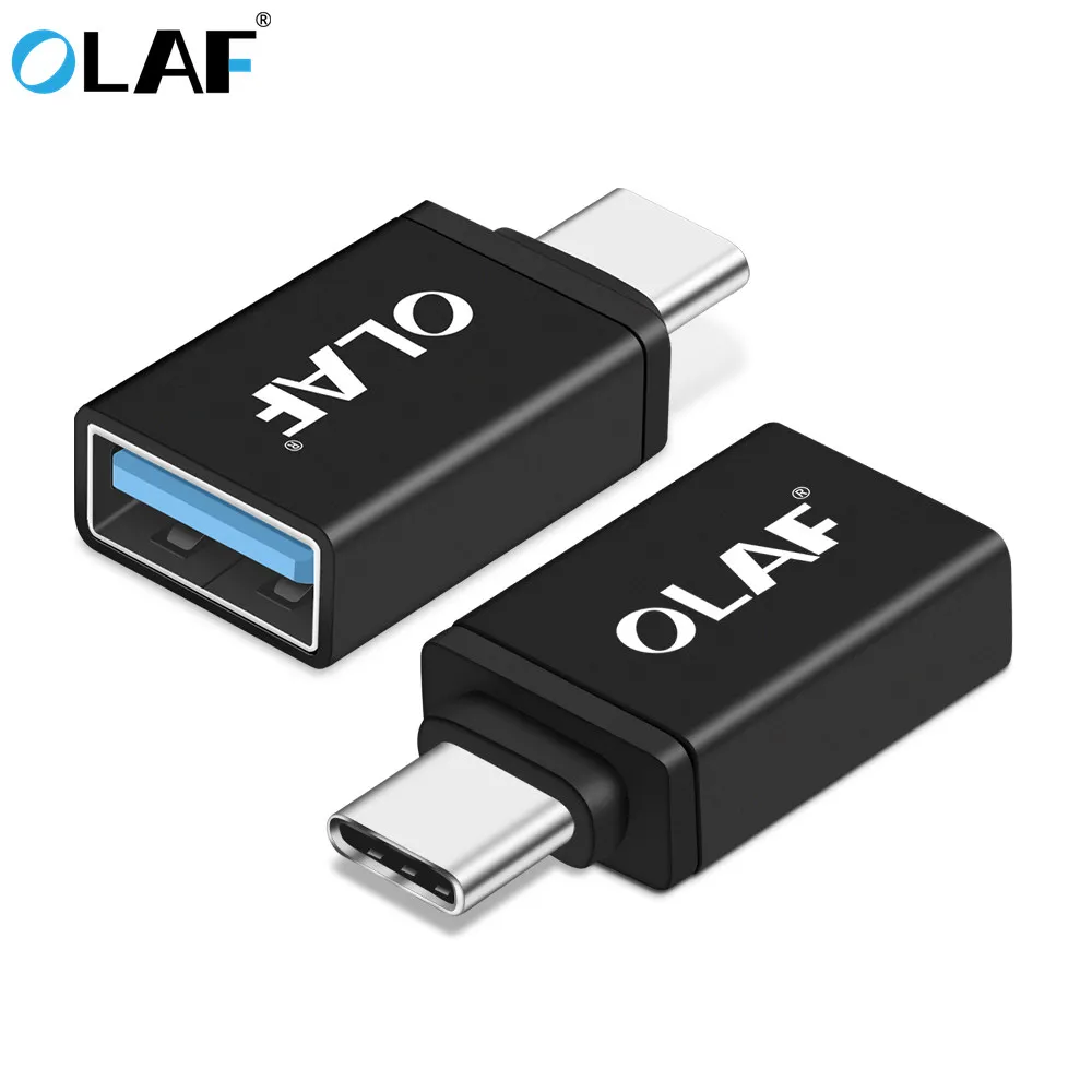 

OLAF OTG Adapter Type C 3.0 Male to USB 3.0 Female Adapter Data 2 in 1 Charge & Sync USB C Type-c Converter For Samsung Macbook