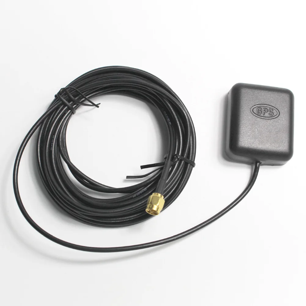 

Gps Antenna Magnetic Mount SMA Interface For Navigation Stronger Singal Car GPS 5m Cable Black Antenna ANT-1575R extension cable
