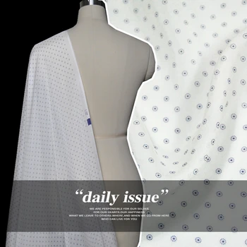 

LEO&LIN White point 100 % silk chiffon dress spring summer fabrics Baotou (1 meter)