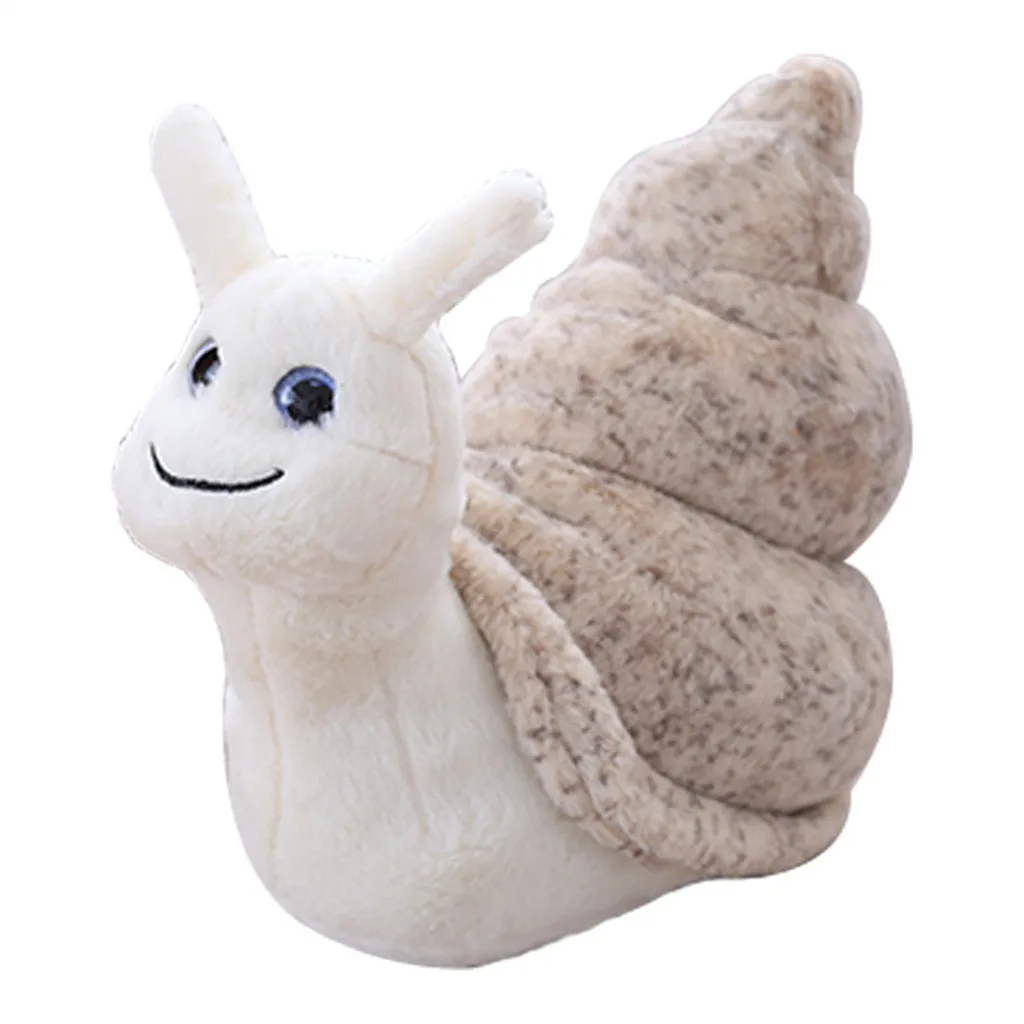 Best gift 18cm Kawaii lovely snails stuffed plush toys Dolls Sofa pillow creative 3D birthday gifts for kids girl 5.23