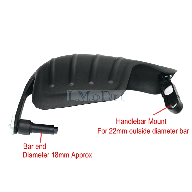 LMoDri руль мотоцикла защита рук большой размер от ударов падения лобовое стекло