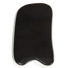 Высокое качество натуральный Gua Sha доска черный рог буйвола соскабливание Здоровый Массаж Лечение Красота Инструмент