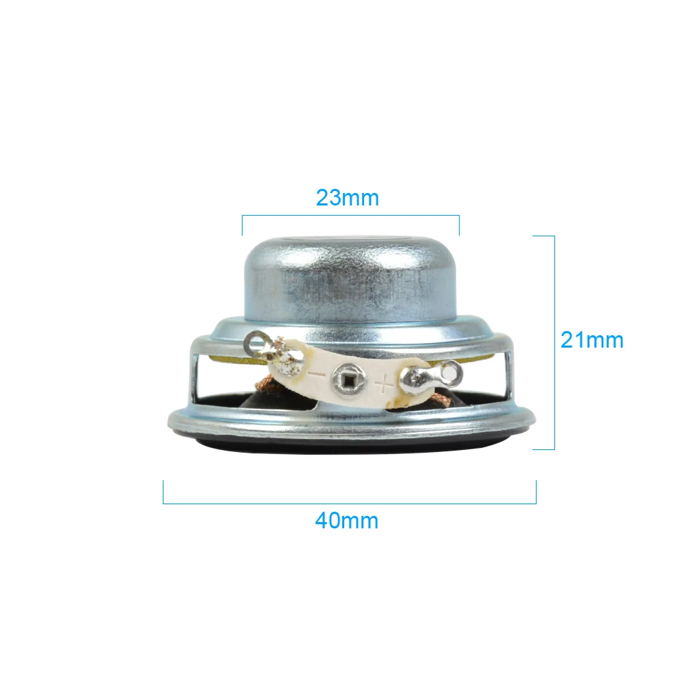 AIYIMA 2Pcs 40MM Mini Audio Portable Speakers 16 Core 4 Ohm 5W Full Range Speaker Rubber Side NdFeB Magnetic Speaker 4