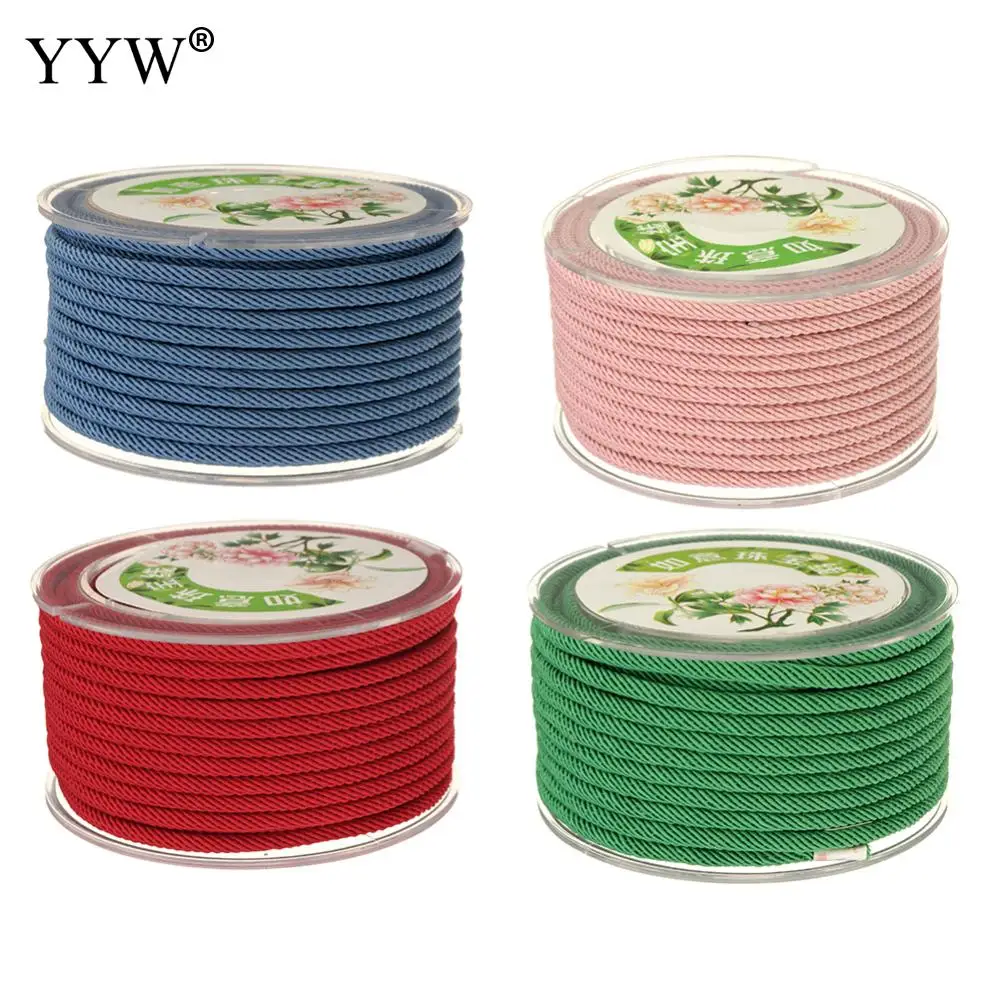 10m/Spool 3mm Colorful Stretchy Elastic Rope Cord String For Jewelry
