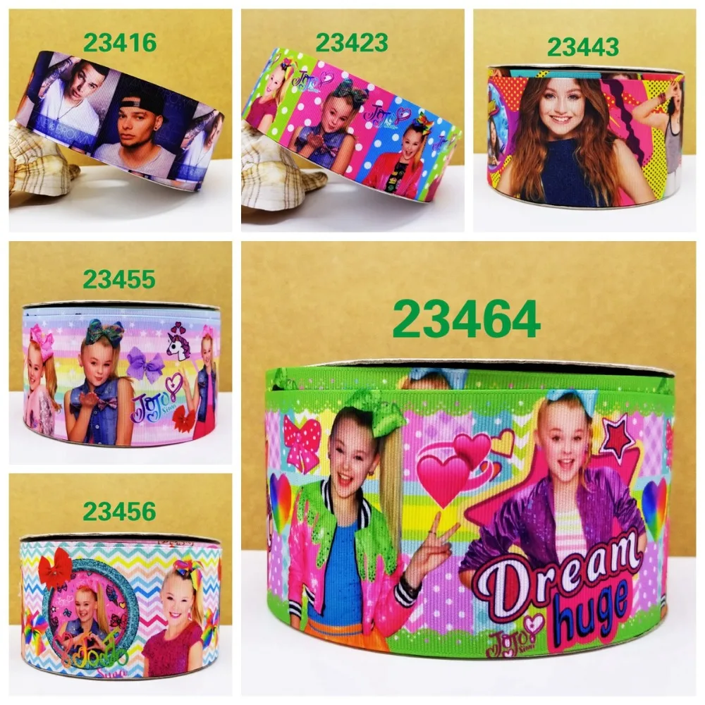 

Free shipping 50 yard cartoon printed grosgrain ribbon 23464