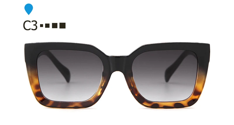 Sorvino Ретро оттенки для женщин Квадратные Солнцезащитные очки Роскошные брендовые дизайнерские белые черные прозрачные леопардовые солнцезащитные очки SP291 - Цвет линз: C3
