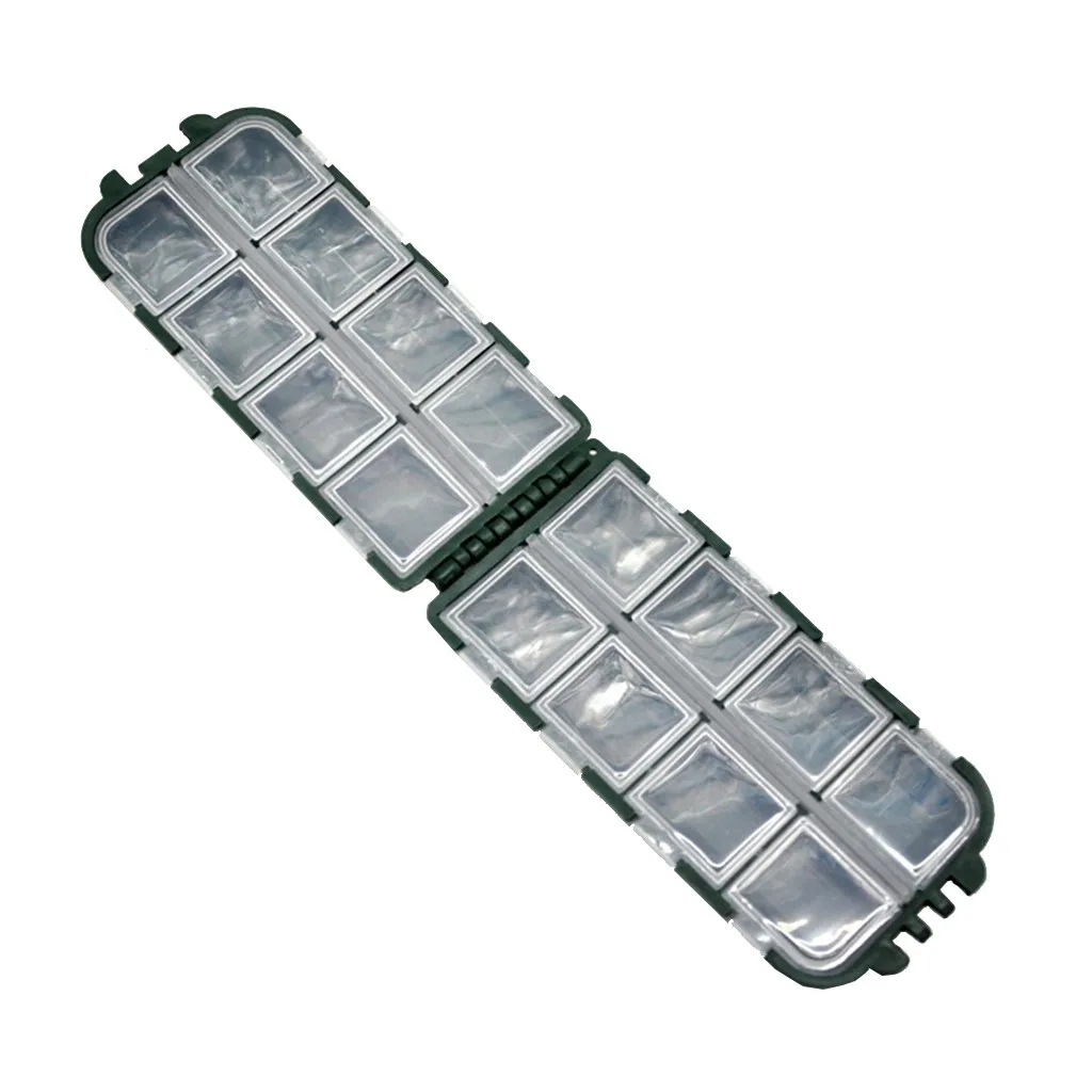 1 шт. мини коробка для рыболовных снастей 8 отделений для маленьких прозрачных пластиковых водонепроницаемый Крючки приманки рыболовные аксессуары Прямая поставка