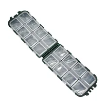 1 шт. мини коробка для рыболовных снастей 8 отделений для маленьких прозрачных пластиковых водонепроницаемый Крючки приманки рыболовные аксессуары Прямая поставка