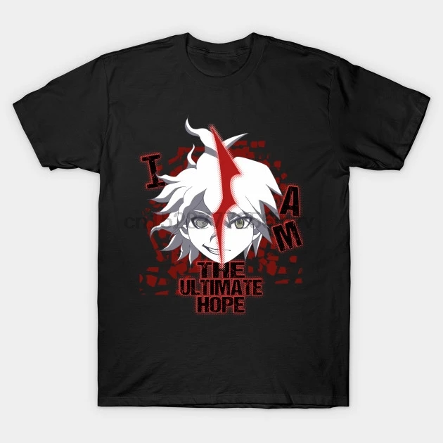 Anime danganronpa komaeda nagito TEE Short Sleeve Men/'s white T-shirts S-3XL