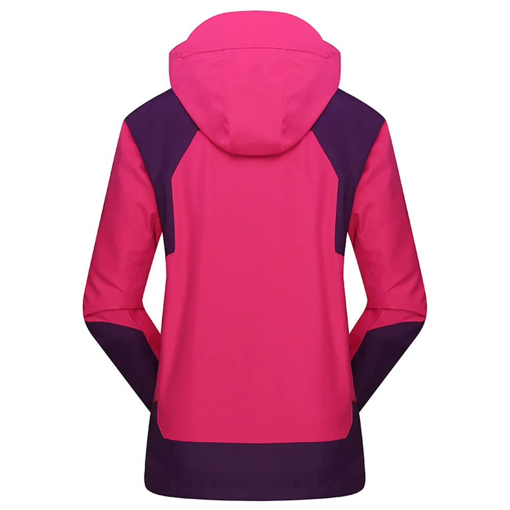 Cappotto Di Pink A Invierno Antivento Delle Esterno hot Mujer Youyedian purple Del red Pezzi Cappuccio Donne Set Blue Due 2019 Con Caldo Abrigos Inverno Impermeabile qxCEwUB