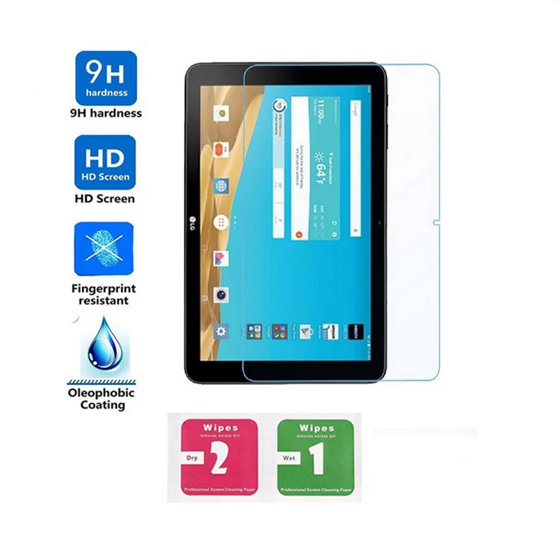 

9H Front Premium Tempered Glass Screen Guard Protector Toughened protective Film For LG G Pad 2 10.1 V930 V940 10.1"