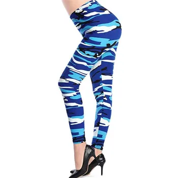 VISNXGI New Fashion 2021 Camouflage Printing Elasticity Leggings Camouflage Fitness Pant Legins Casual Milk Legging