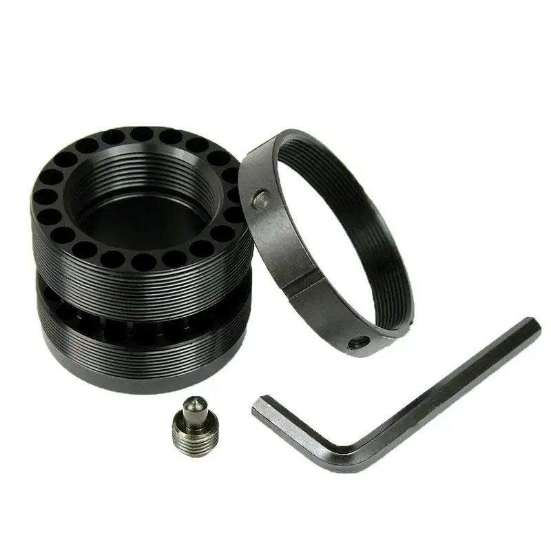 Tactical Airsoft ar 15 accessories .223  5.56 Roung Barrel Nut Front End Cap for hunting shooting (5)