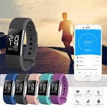 Bluetooth 4.0 OLED F2HR Sports Waterproof Sleep Monitoring Smart Band Watch