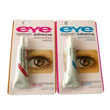 Lash Glue Eyelash Adhesive Eyelash Glue Waterproof False Eyelash Accessories Blue/red Drop Free Shipping клей для ресниц duo eyelash adhesive dark lash adhesive объем 14 г 14 мл