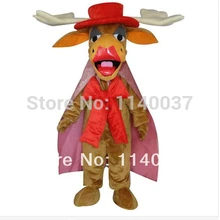 Талисман женский маскарадный костюм Лося на заказ Необычные платья для косплея наборы мультяшный маскот карнавальный костюм маскарадный костюм