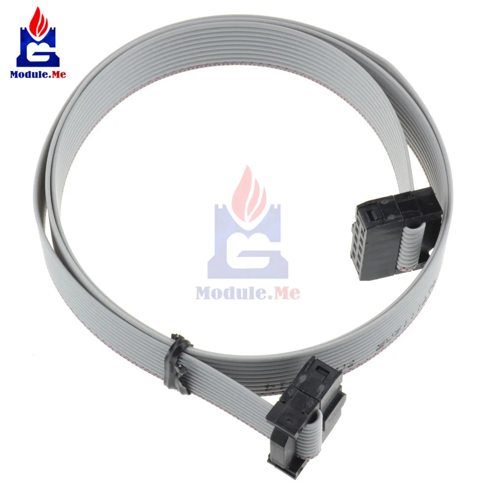 

70 CM 10 Pin USB ASP FAI JTAG AVR 10 P IDC Ribbon Flat DATA Cable 2.54mm