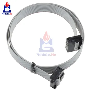 

70 CM 10 Pin USB ASP FAI JTAG AVR 10 P IDC Ribbon Flat DATA Cable 2.54mm