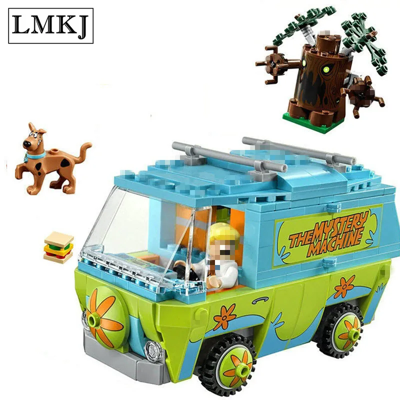 

305pcs Bela Diy The Mystery Machine Bus Scooby Doo Series Building Block Compatible with Legoingly Bricks Toys for Children Gift