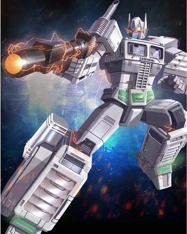 Wei Jiang Weijiang Model Deformation Robot Metal Alloy & ABS Commander White MPP10 W Version Action Figure TOY new in stock wei jiang weijiang transformation op commander trailer for mpp10 model oversized action figure robot toy