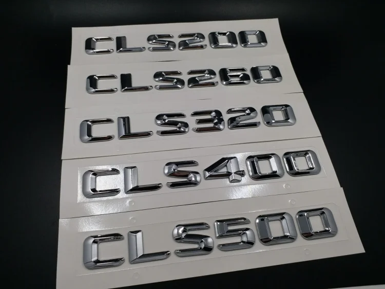 S63 Lettrage plaque signalétique autocollant pour Mercedes Trunk Badge nameplate