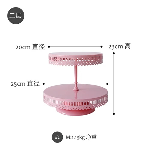 3 яруса кекс стенд розовая железная металлическая, для подставки для пирожных инструменты для десертный стол конфеты бар вечерние поставщики Свадебные украшения - Цвет: 04--S