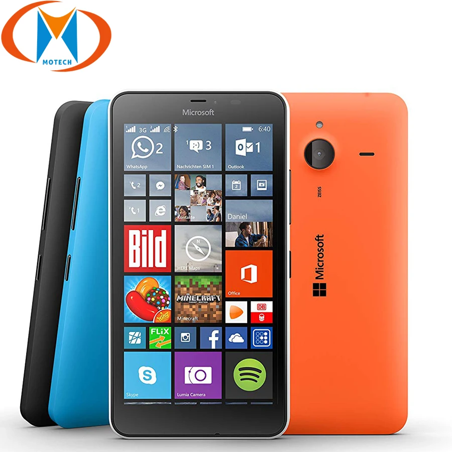 Новый оригинальный мобильный телефон microsoft Lumia 640 XL 3g Dual SIM 5 7 &quotчетырехъядерный