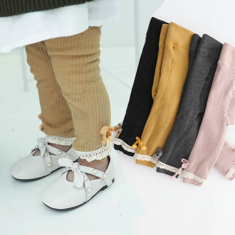 

2018 Autumn winter Baby pants Long Trousers kids girls leggings newborn clothes harem pant baby clothing girl Tights
