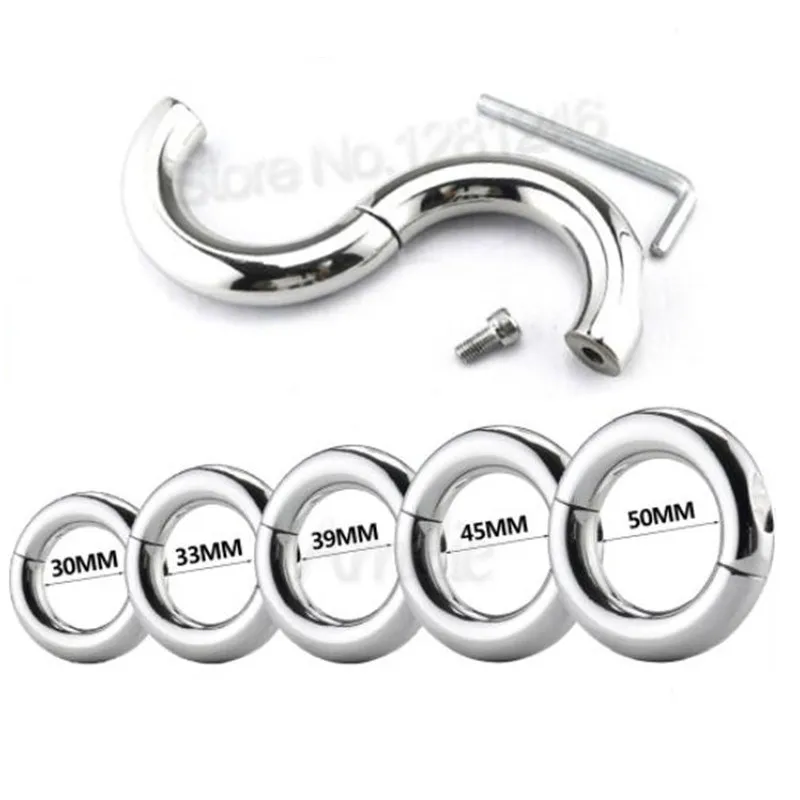 Inner Diameter 30/33mm Stainless Steel Penis Ring Scrotum Bondage Ball  Stretcher Weight Pendant Cock Rings For Men Cockring - Penis Rings -  AliExpress