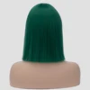 Similler pelucas sintéticas de Bob corto para mujer, pelo de fibra de alta temperatura con flecos/flequillo y red rosa, verde oscuro, Azul, Morado ► Foto 2/6