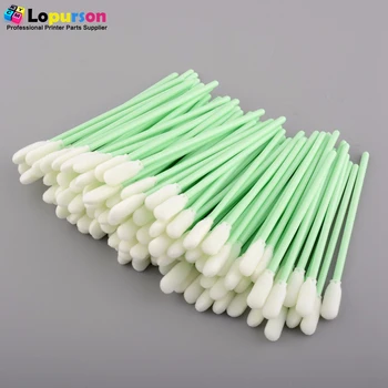 

100 pcs LARGE FOAM CLEANING SWABS IDEAL FOR VEHICLE DETAILING FOR EPSON ROLAND MIMAKI MUTOH PRINTER PRINTHEAD CLEANING STICKS