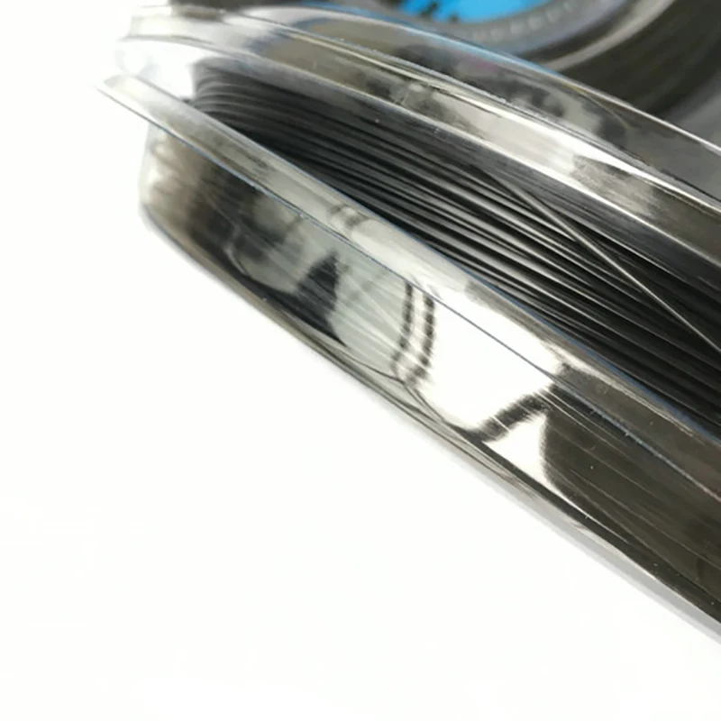 POWERTI-TS-4G-1-3mm-1-25mm-Tennis-String-Polyester-Sport-String-200m-Reel-Black-Training