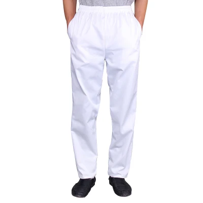 Модные брюки для повара горячая Распродажа рабочая одежда черно-белые брюки шеф-повара дешевые мужские брюки униформа для мужчин - Цвет: 3