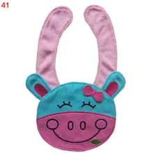 Cute Animal Style 41-60 Waterproof Infant Bibs Kids Baby for Lunch Cotton Saliva Towel Bibs Burp Cloths