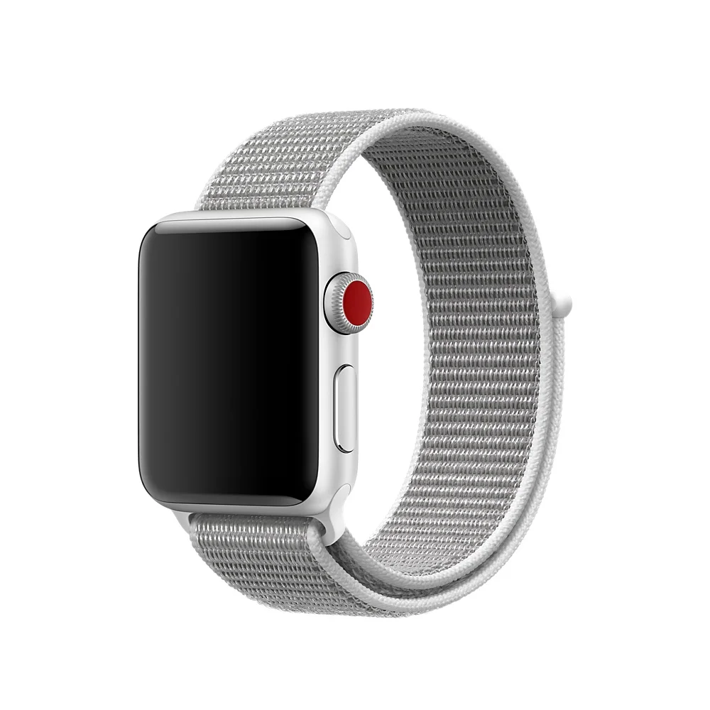 Sport loop band for apple watch strap 38/42 mm bracelet belt Nylon watchband for iwatch 3/2/1 band Soft lightweight breathable